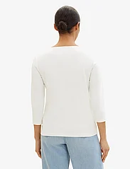 Tom Tailor - T-shirt carré neck - laagste prijzen - whisper white - 3