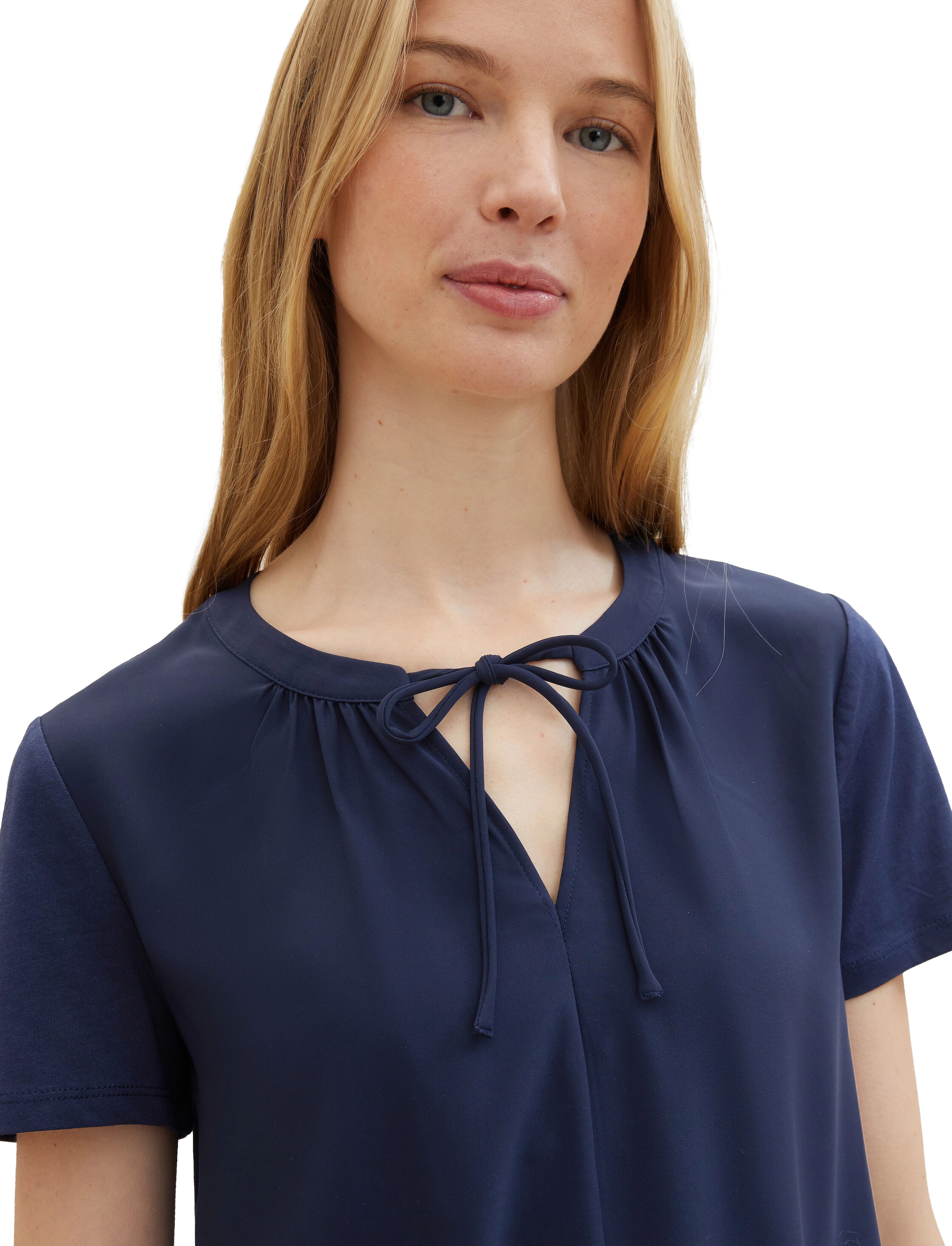 Tom Tailor - T-shirt fabric mix - sky captain blue - 4