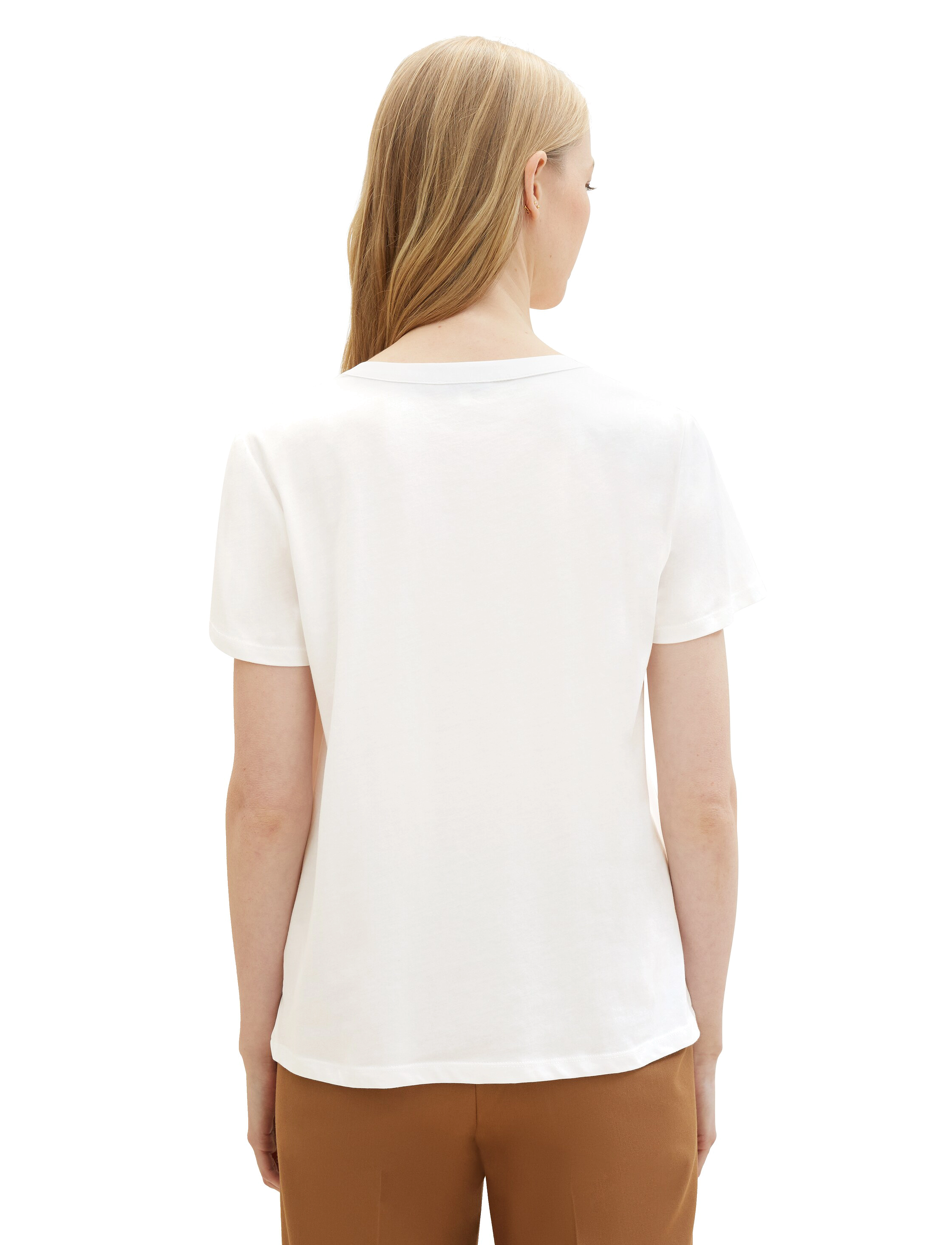 Tom Tailor - T-shirt fabric mix - whisper white - 3