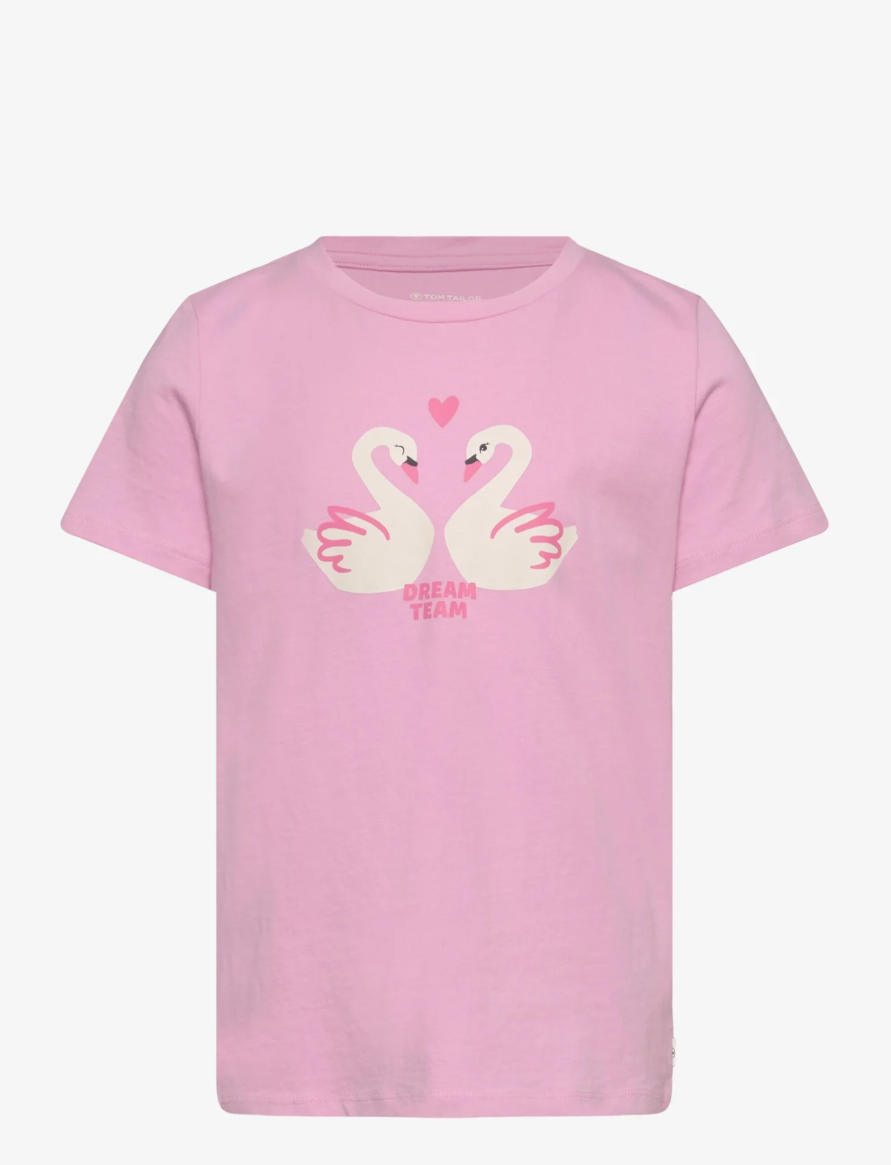 Tom Tailor - printed t-shirt - kurzärmelige - fresh summertime pink - 0