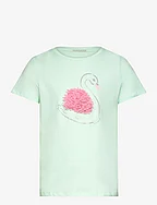 detailed artwork t-shirt - SOFT SUGAR GREEN