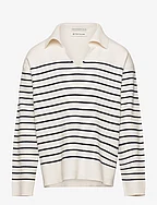 striped knit pullover - IRREGULAR STRIPE