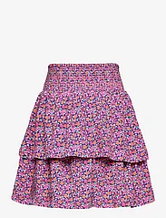 Tom Tailor - all over printed flower skirt - midi skirts - blue multicolor flower print - 1