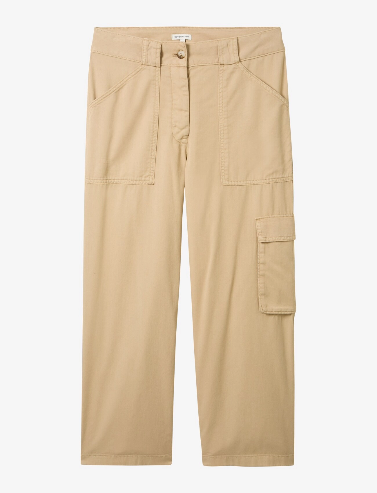 TOM TAILOR Hosen With Utility Details Beige - 42 - Damen