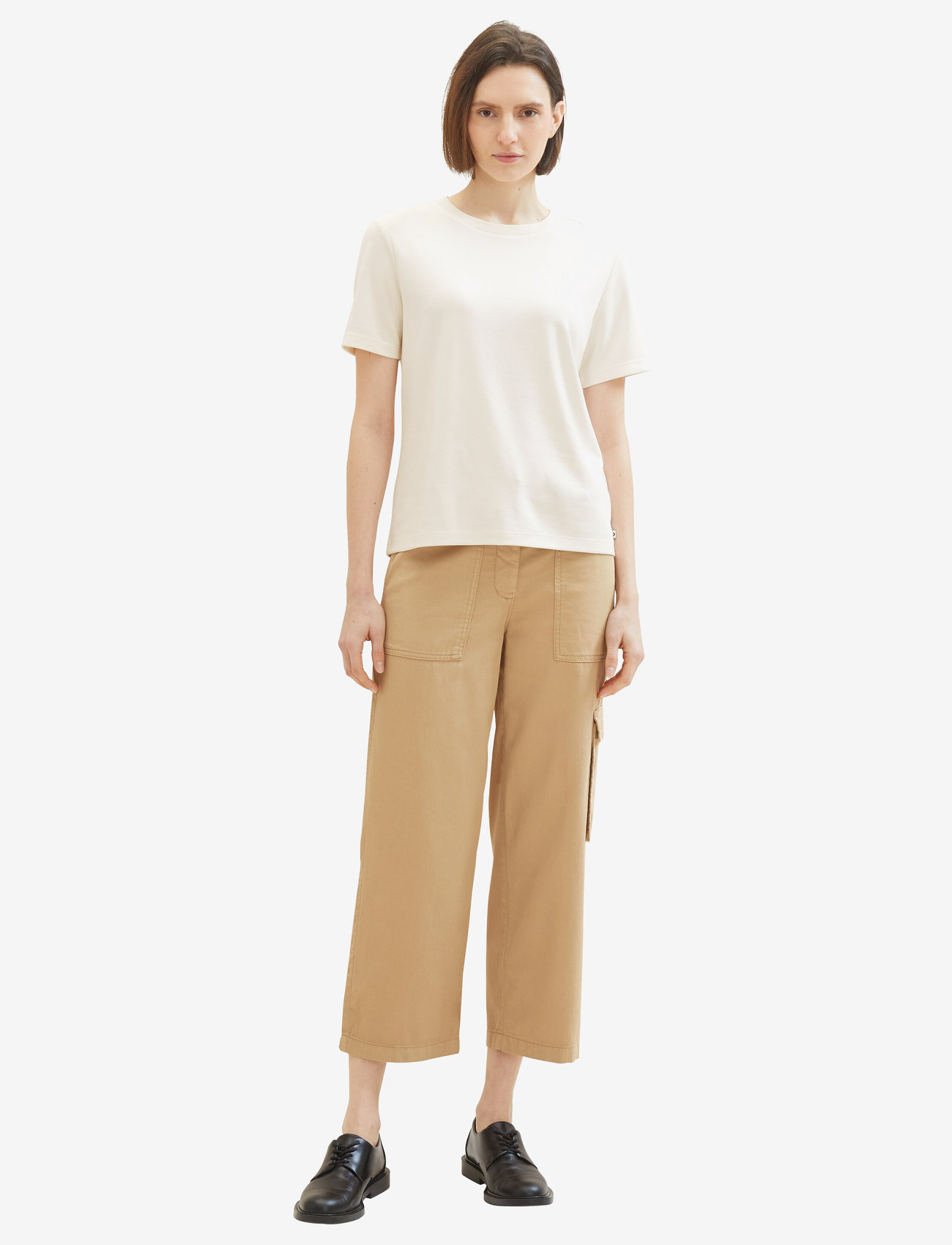 Tom Tailor - pants with utility details - cargo püksid - sandy beige - 2