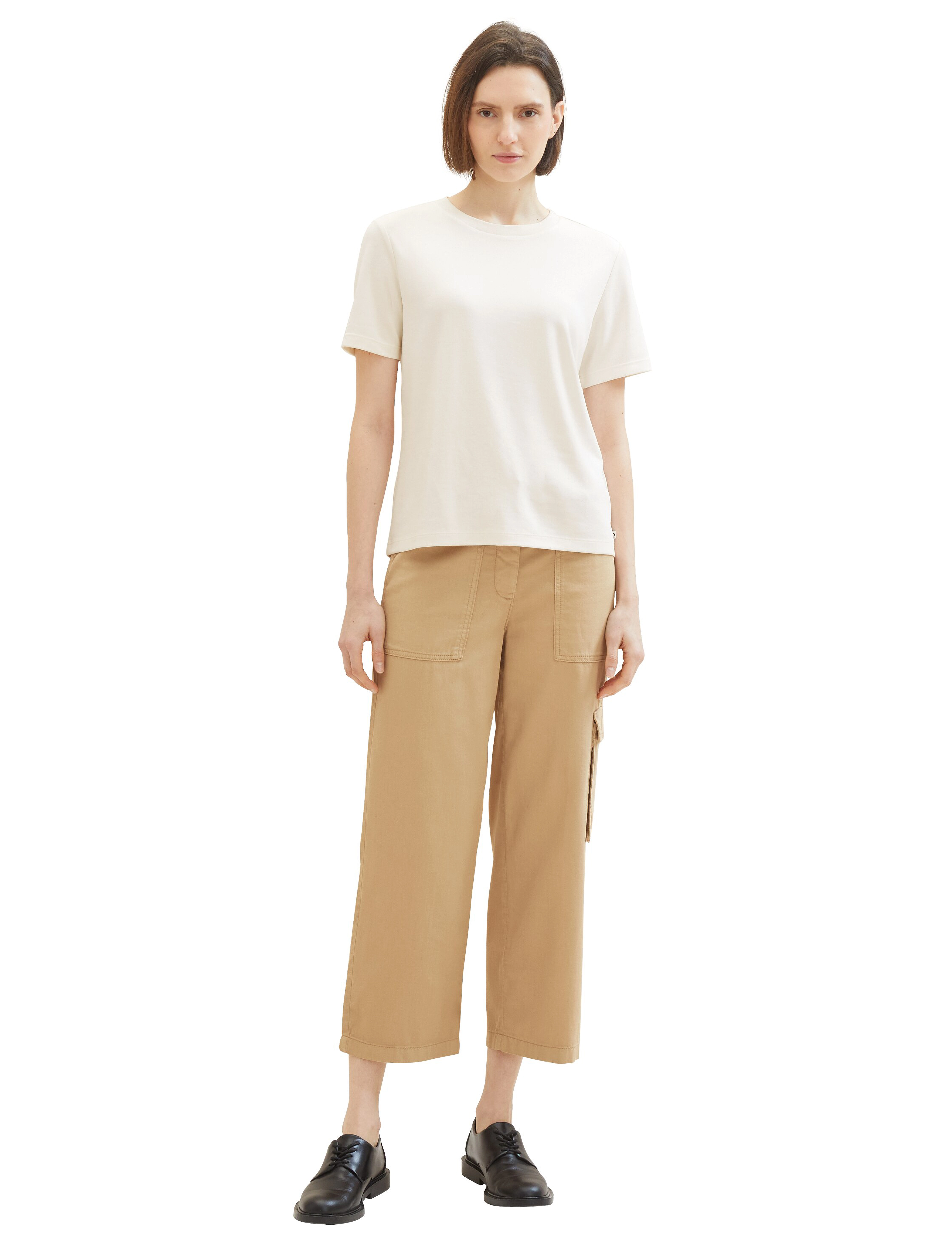 Tom Tailor - pants with utility details - cargo-hosen - sandy beige - 2