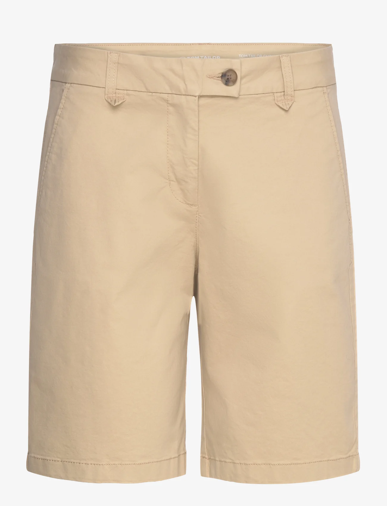 Tom Tailor - Tom Tailor Chino Bermuda - chino shorts - sandy beige - 0