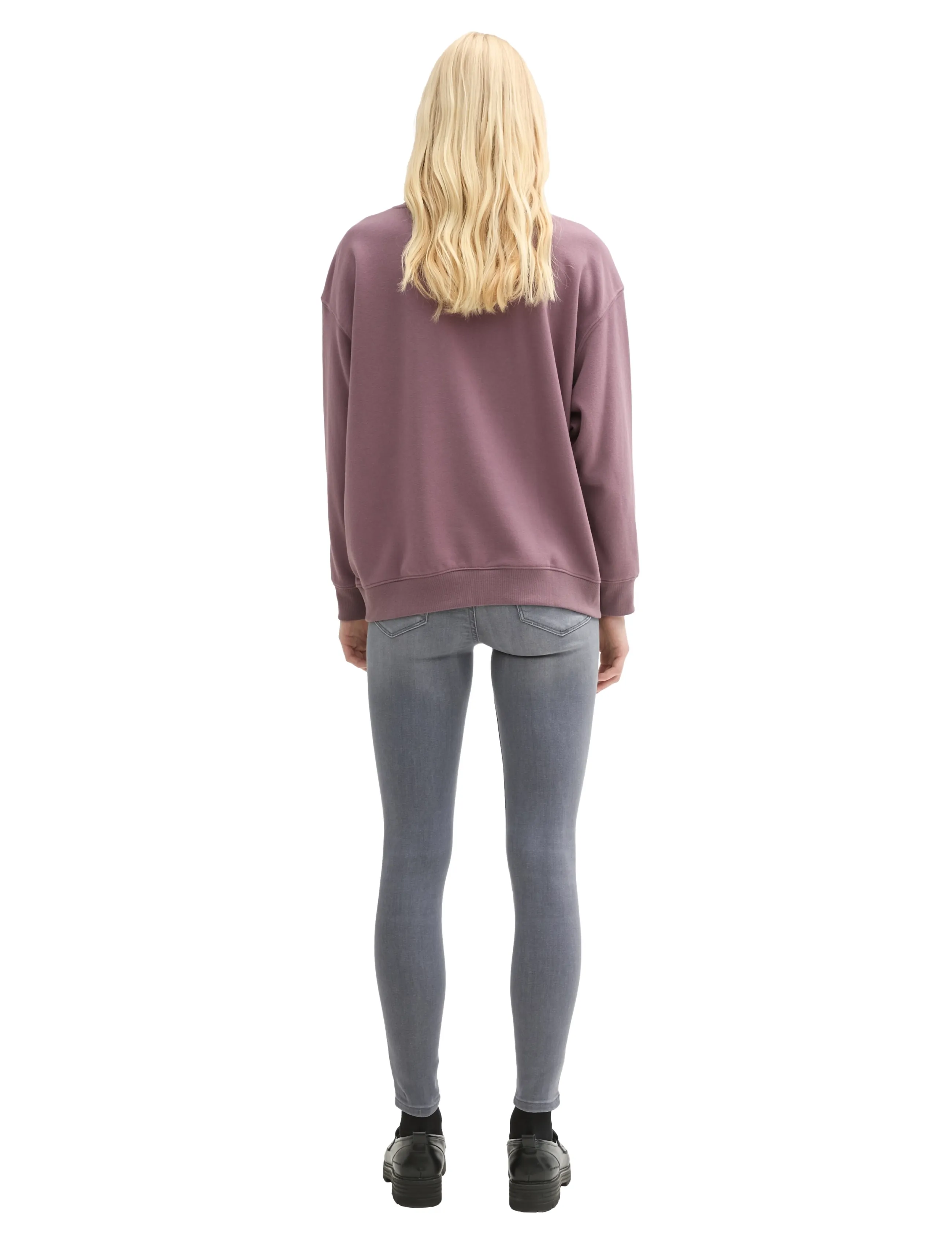 Tom Tailor - denim Nela fit - slim jeans - used mid stone grey denim - 3