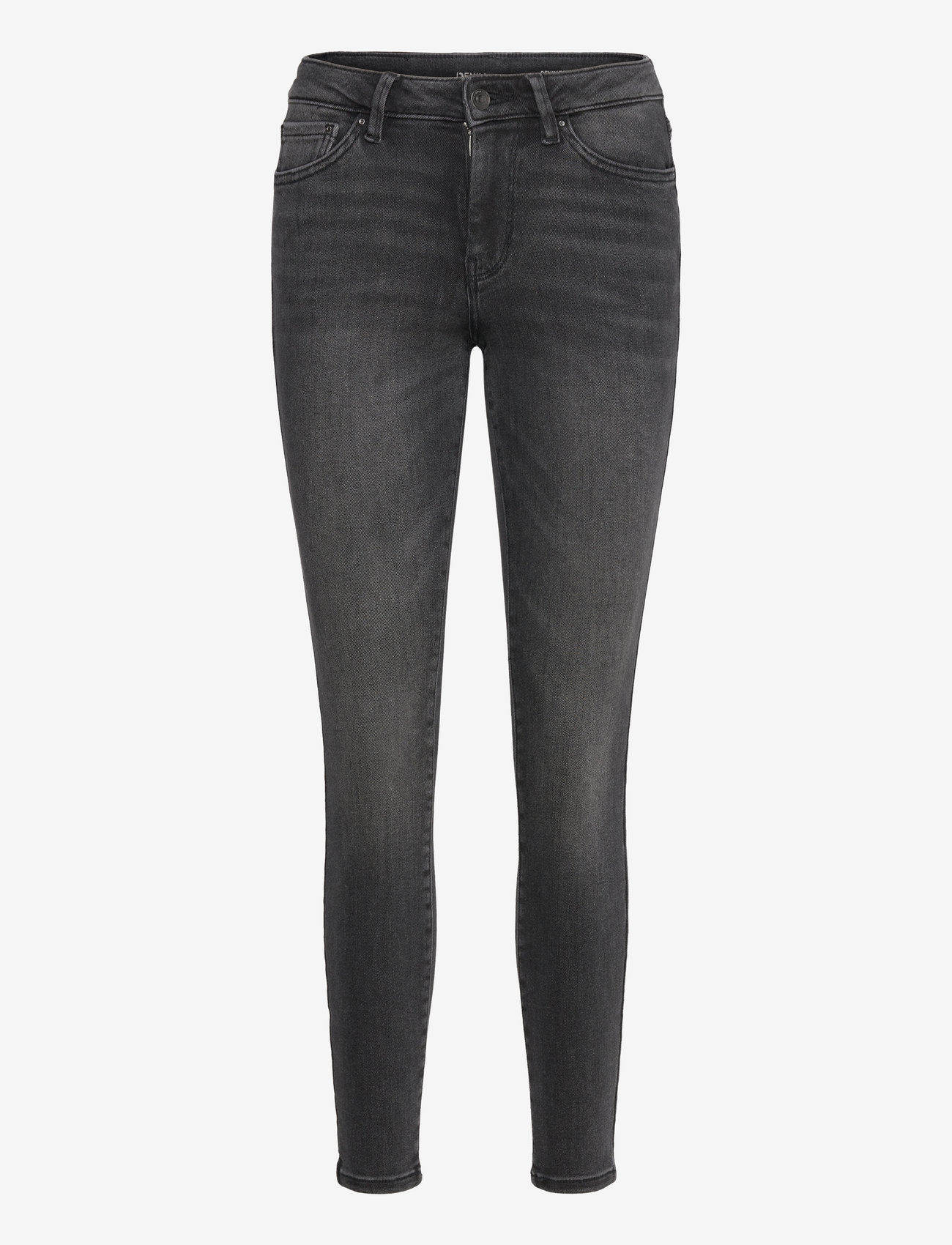 Tom Tailor - Denim Nela fit - kitsad teksad - used dark stone black denim - 0