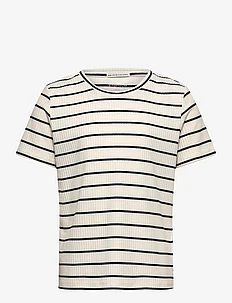 Striped Rib T-shirt, Tom Tailor