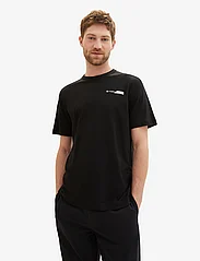 Tom Tailor - printed t-shirt - laveste priser - black - 2