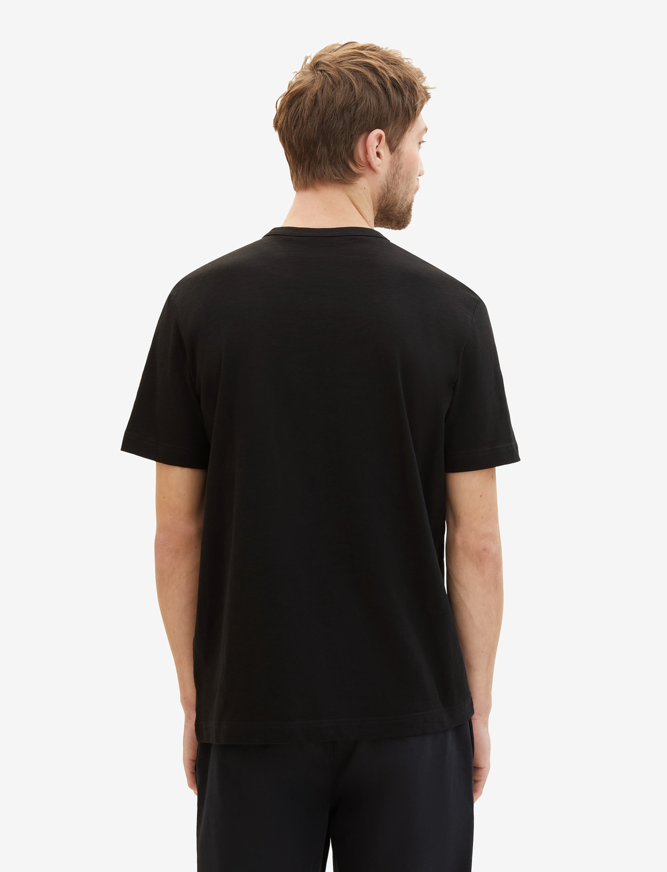 Tom Tailor - printed t-shirt - black - 3