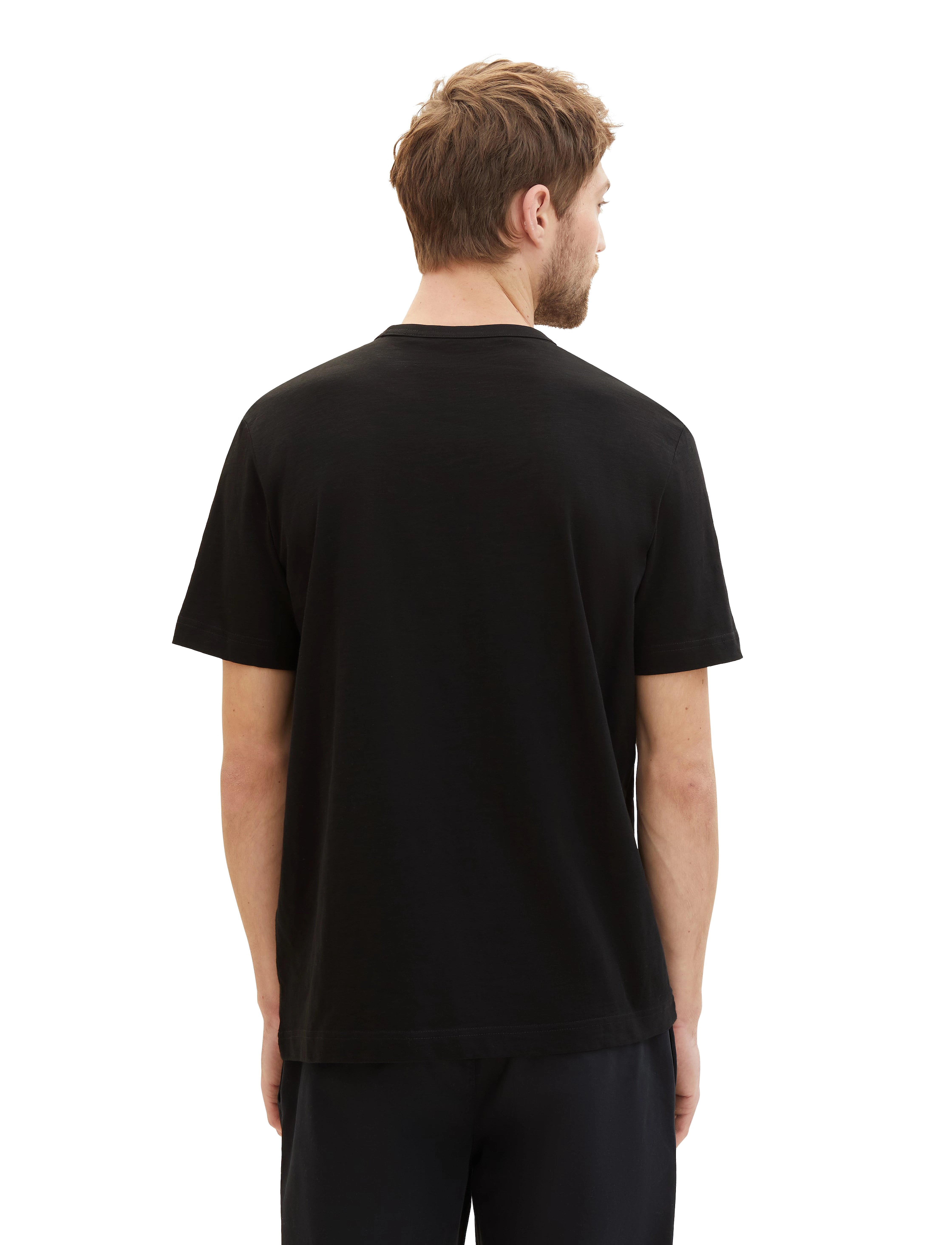 Tom Tailor - printed t-shirt - black - 3