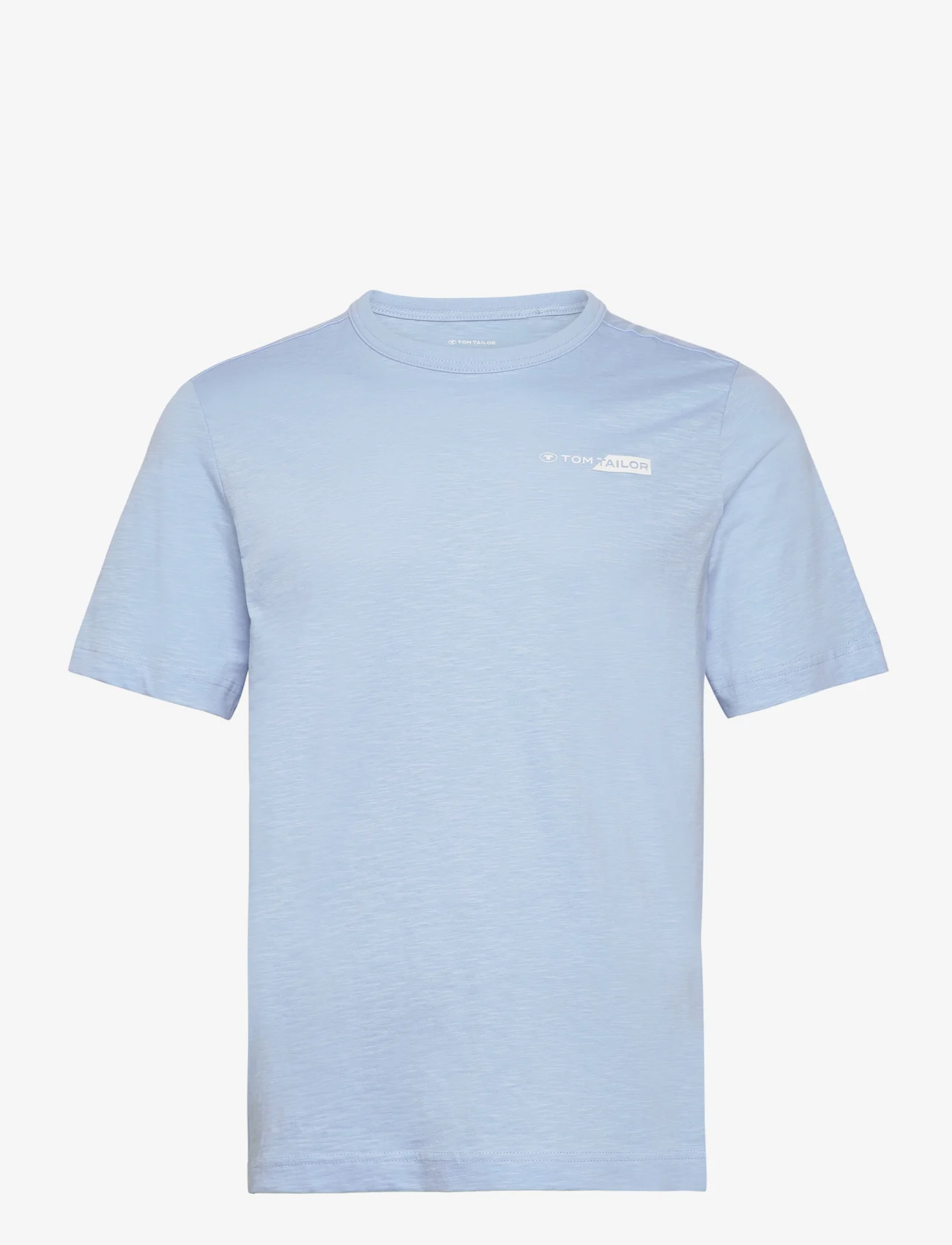 Tom Tailor - printed t-shirt - laveste priser - washed out middle blue - 0