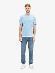 Tom Tailor - printed t-shirt - laveste priser - washed out middle blue - 4
