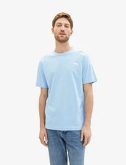 Tom Tailor - printed t-shirt - die niedrigsten preise - washed out middle blue - 6