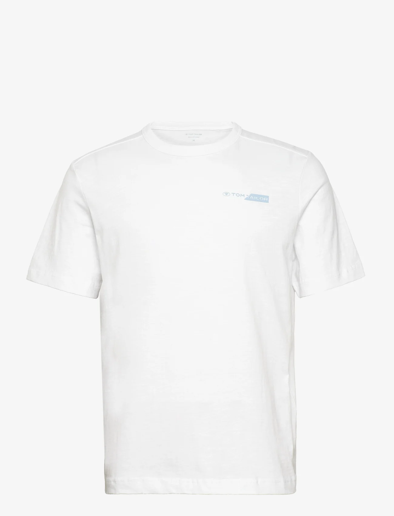 Tom Tailor - printed t-shirt - alhaisimmat hinnat - white - 0