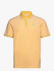 Tom Tailor - polo with detailed collar - alhaisimmat hinnat - white sunny yellow twotone - 0