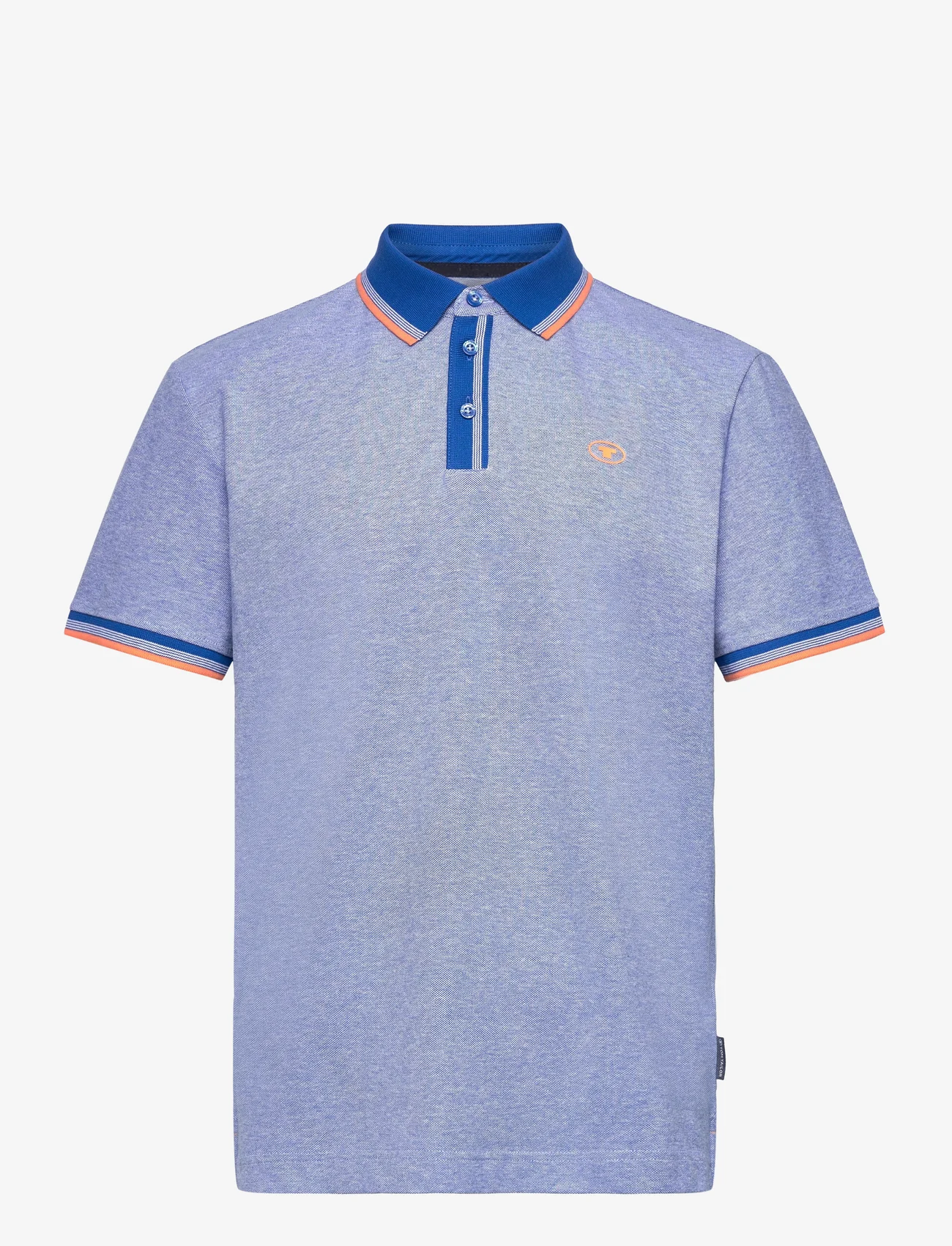 Tom Tailor - polo with detailed collar - alhaisimmat hinnat - white sure blue twotone - 0