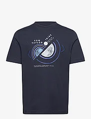 Tom Tailor - printed t-shirt - laveste priser - sky captain blue - 0