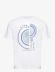 Tom Tailor - printed t-shirt - de laveste prisene - white - 0