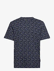 Tom Tailor - printed t-shirt - lägsta priserna - navy sporty triangle design - 0