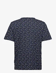 Tom Tailor - printed t-shirt - de laveste prisene - navy sporty triangle design - 1