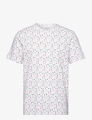 Tom Tailor - printed t-shirt - die niedrigsten preise - white sporty triangle design - 0