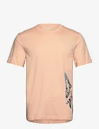 photoprinted t-shirt - BLEACHED ORANGE