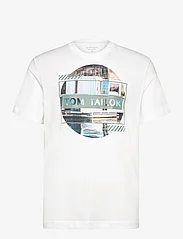 Tom Tailor - photoprint t-shirt - alhaisimmat hinnat - white - 0