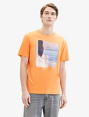 Tom Tailor - printed t-shirt - kurzärmelig - fruity melon orange - 0
