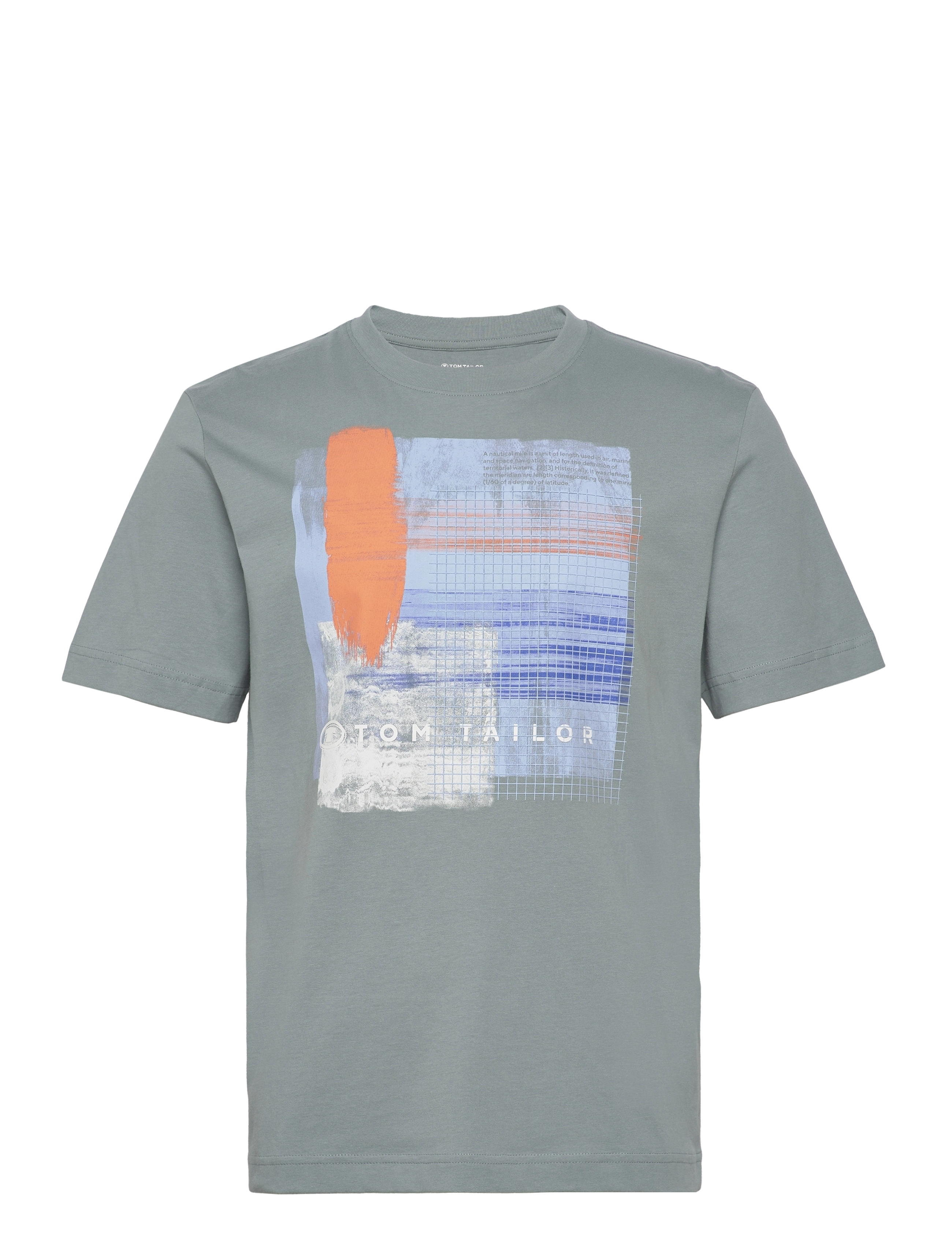 printed t-shirt - GREY MINT