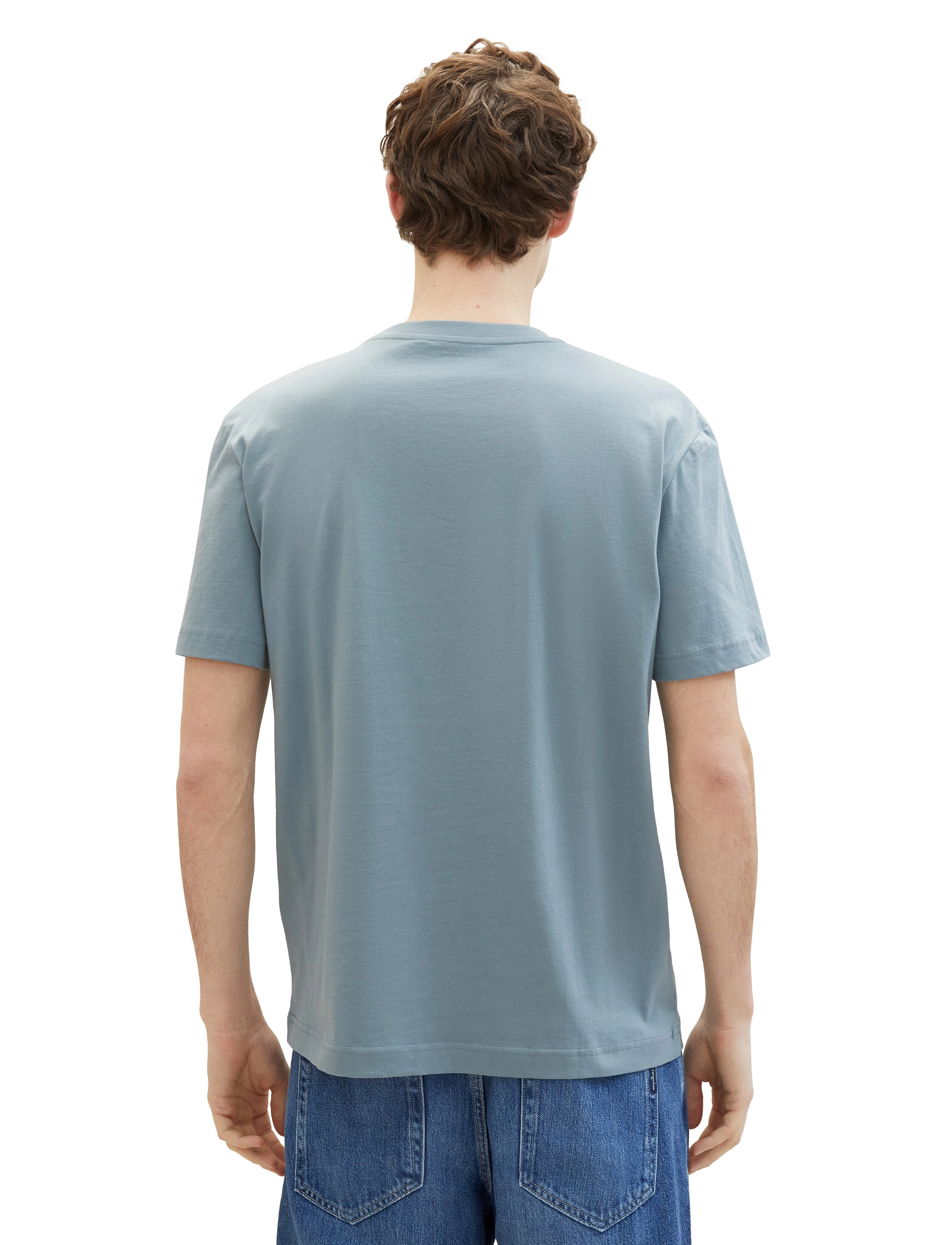 Tom Tailor - printed t-shirt - grey mint - 3