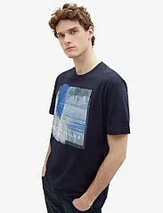 Tom Tailor - printed t-shirt - de laveste prisene - sky captain blue - 2