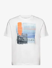 Tom Tailor - printed t-shirt - alhaisimmat hinnat - white - 0