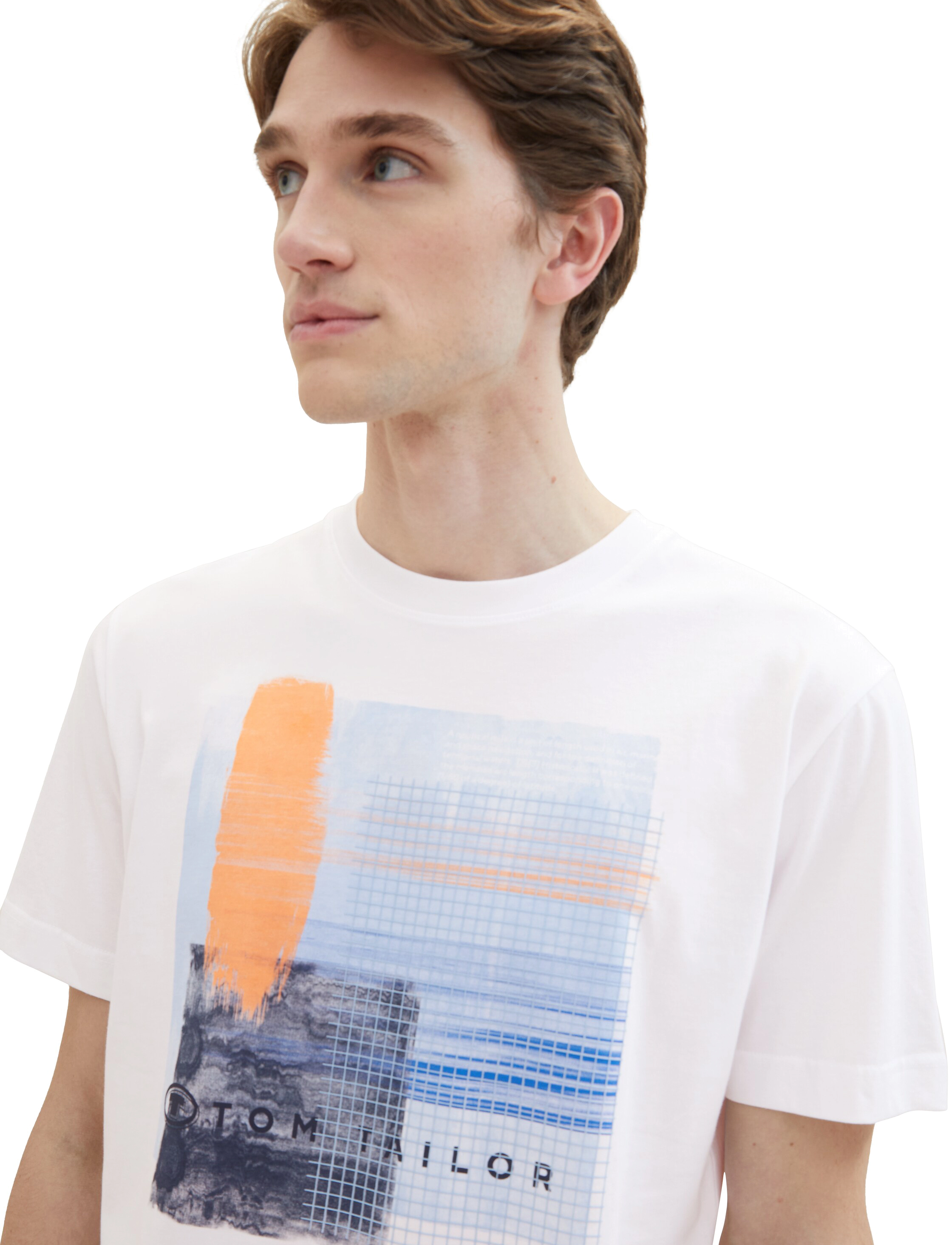 Tom Tailor - printed t-shirt - white - 5