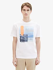 Tom Tailor - printed t-shirt - alhaisimmat hinnat - white - 6