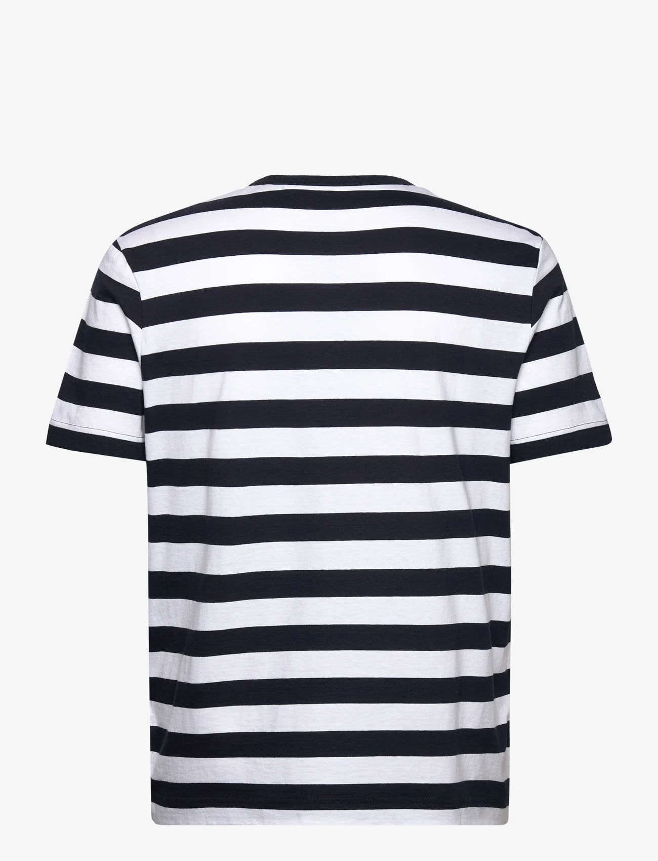 Tom Tailor - striped t-shirt - de laveste prisene - navy bold stripe - 1