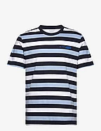 striped t-shirt - NAVY MULTI STRIPE