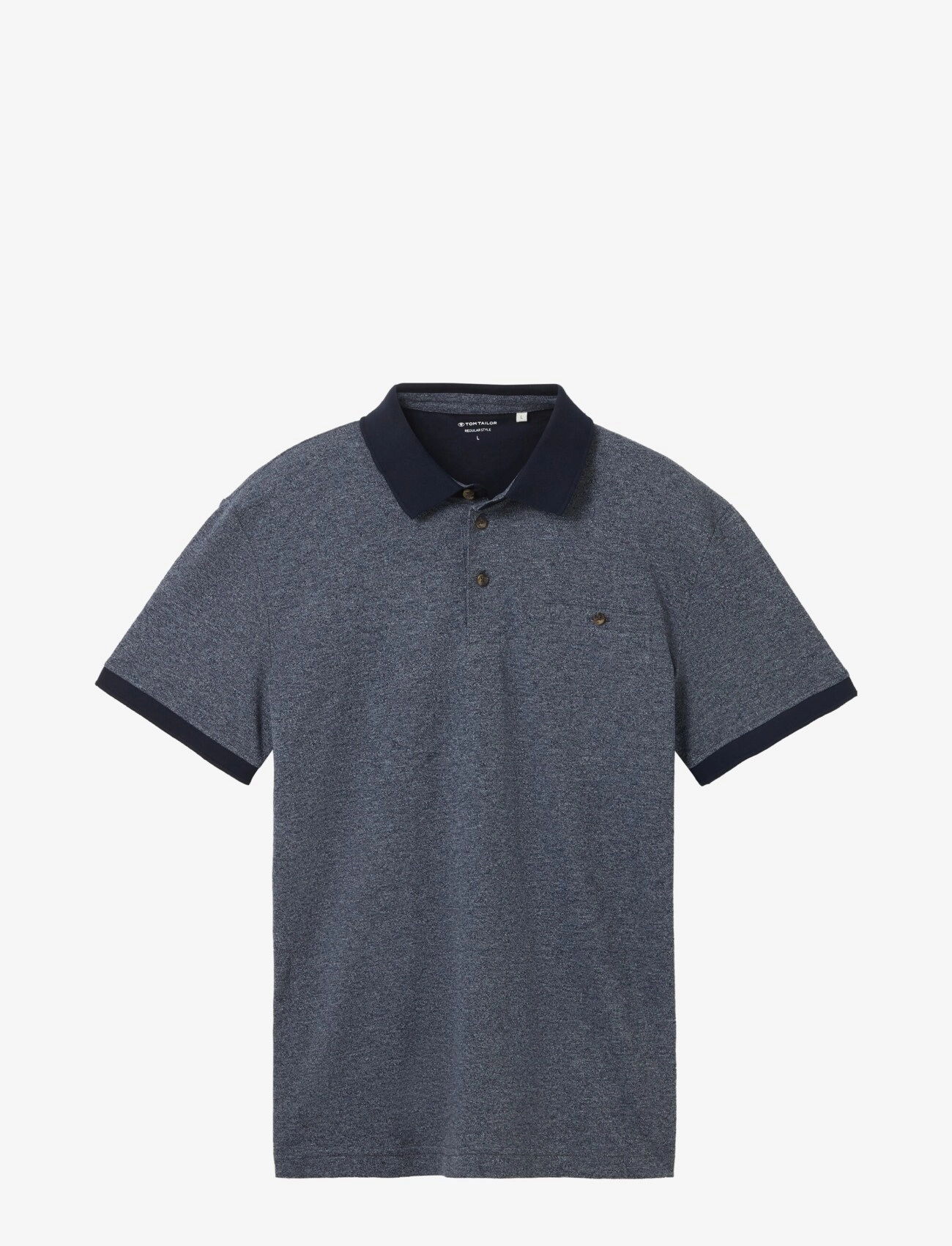 grindle polo - NAVY GRINDLE STRUCTURE