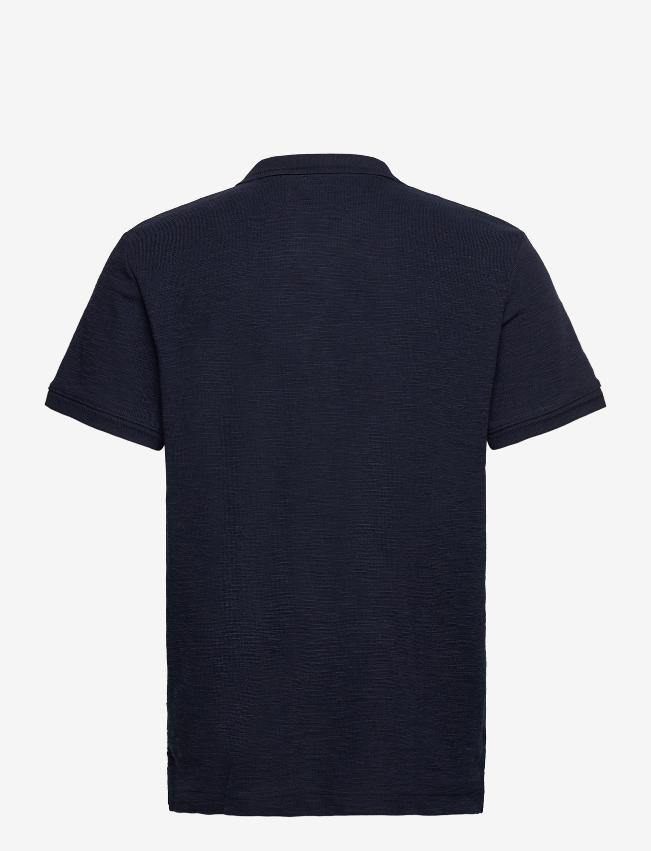 Tom Tailor - structured resort collar polo - sky captain blue - 1