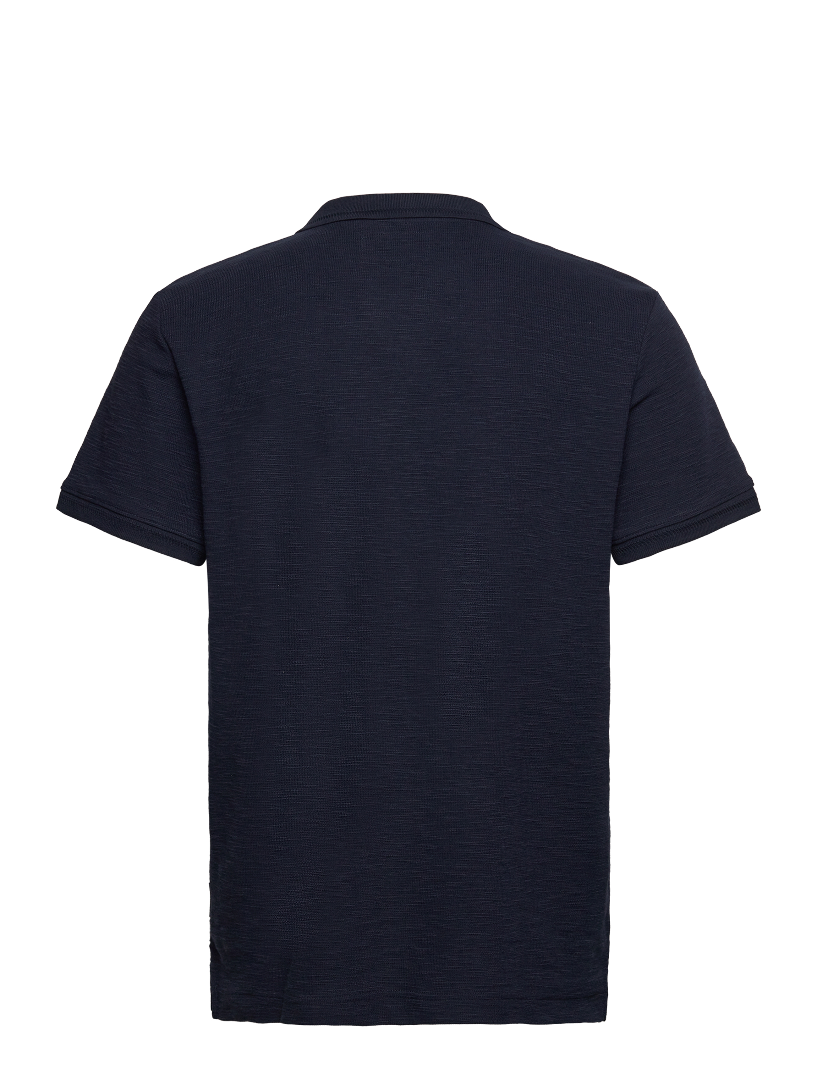 Tom Tailor - structured resort collar polo - sky captain blue - 2