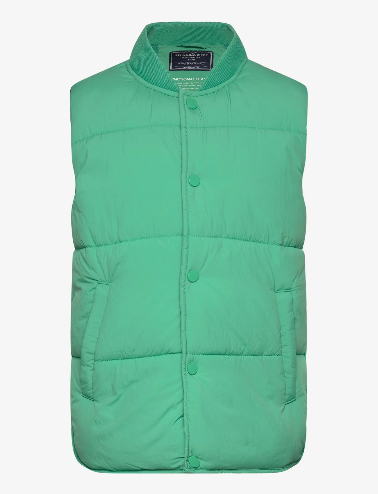 Tom Tailor - quilted vest - die niedrigsten preise - light fern green - 0