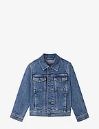 denim jacket - USED MID STONE BLUE DENIM