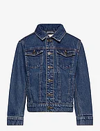 denim jacket - USED MID STONE BLUE DENIM