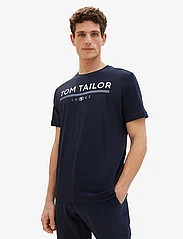 Tom Tailor - printed t-shirt - lägsta priserna - sky captain blue - 2