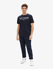 Tom Tailor - printed t-shirt - de laveste prisene - sky captain blue - 4