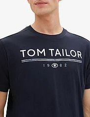 Tom Tailor - printed t-shirt - alhaisimmat hinnat - sky captain blue - 6