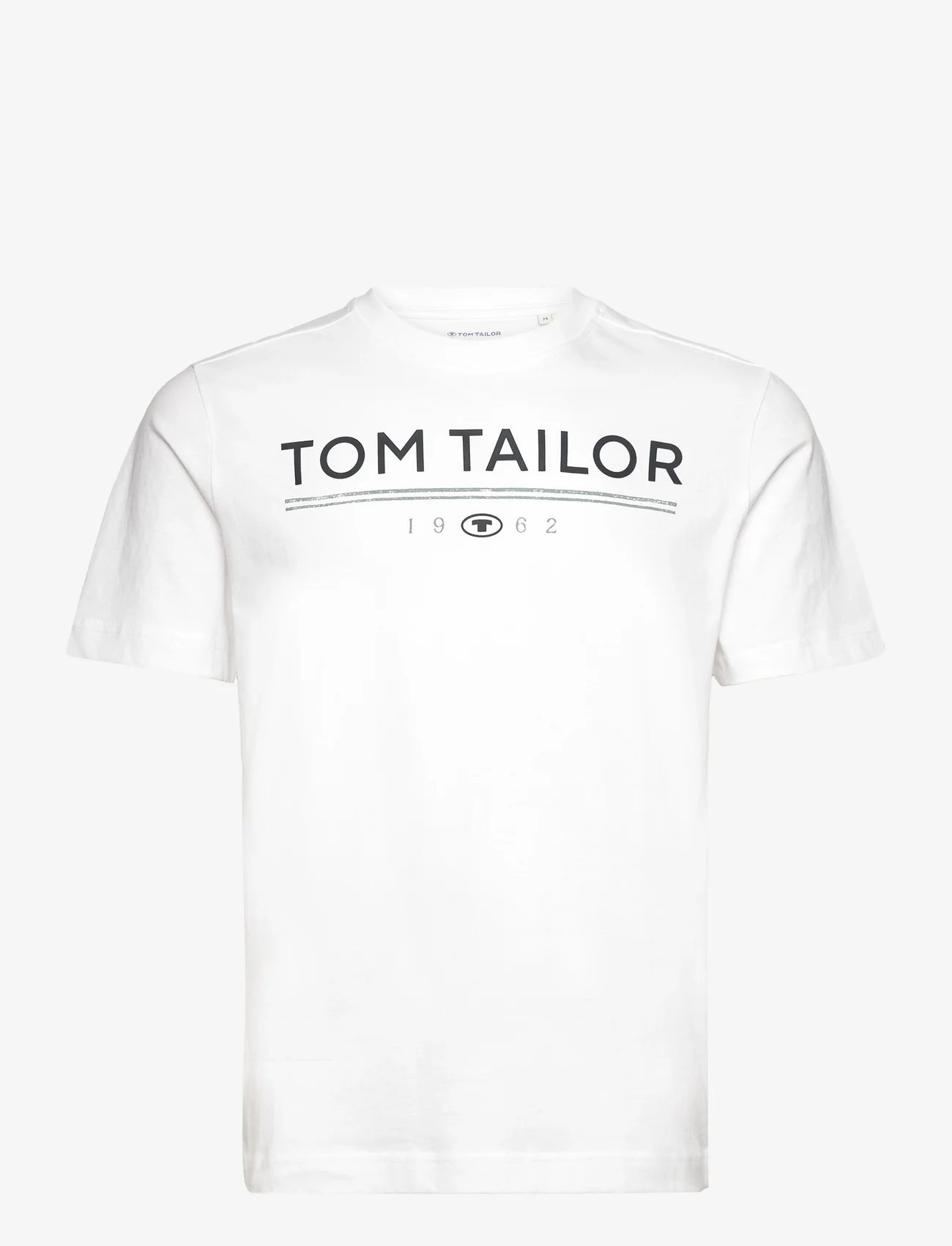 Tom Tailor - printed t-shirt - laveste priser - white - 0