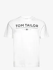 Tom Tailor - printed t-shirt - de laveste prisene - white - 0